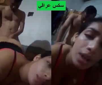 عراقية تتصور مع زوجها وهو ينيج طيزها